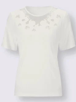 T-shirt à encolure ronde viscose