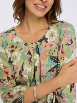 T-shirt à encolure ronde viscose