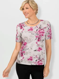 T-shirt à encolure ronde viscose