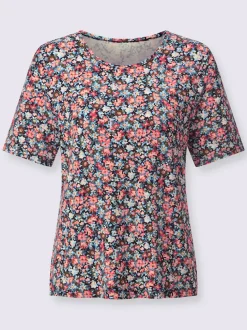 T-shirt à encolure ronde viscose