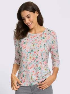 T-shirt à manches 3/4 95% viscose (ecovero)