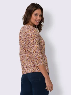 T-shirt à manches 3/4 manches 3/4 mode
