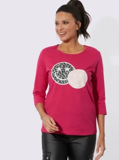 T-shirt à manches 3/4 pur coton