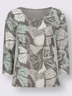 T-shirt à manches 3/4 qualité viscose douce