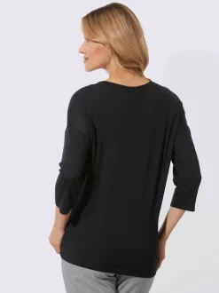 T-shirt à manches 3/4 viscose douce et fluide
