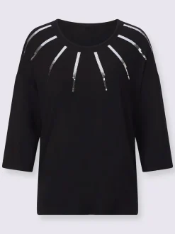 T-shirt à manches 3/4 viscose douce et fluide