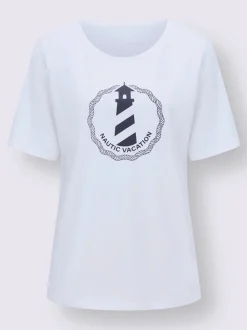T-shirt à manches courtes allure marine