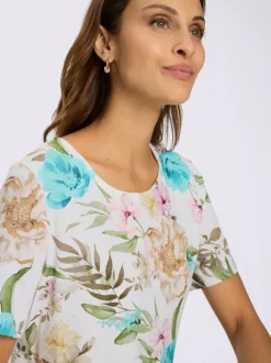 T-shirt à manches courtes avec viscose