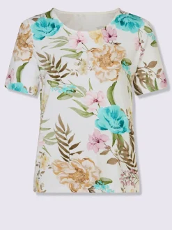 T-shirt à manches courtes avec viscose
