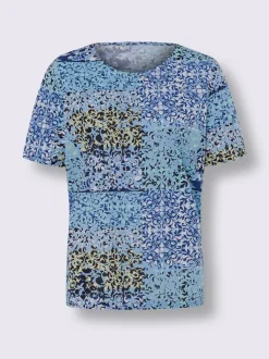 T-shirt à manches courtes motif patchwork