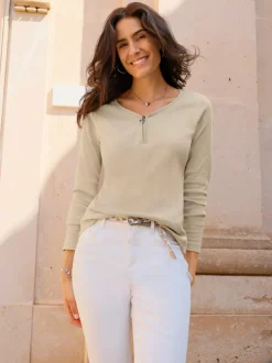 T-shirt côtelé qualité coton doux sur la peau