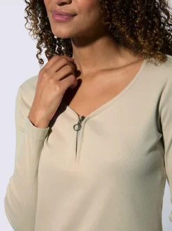 T-shirt côtelé qualité coton doux sur la peau