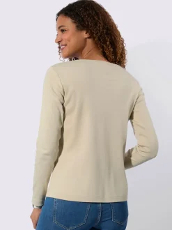 T-shirt côtelé qualité coton doux sur la peau