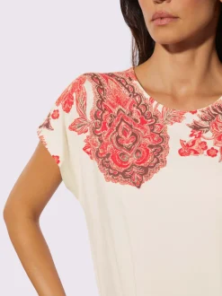 T-shirt imprimé 95% viscose (ecovero)
