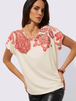 T-shirt imprimé 95% viscose (ecovero)