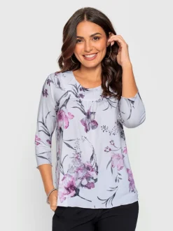 T-shirt imprimé affinant