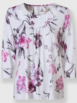 T-shirt imprimé affinant