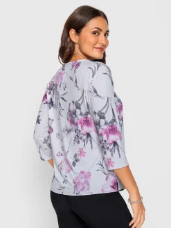 T-shirt imprimé affinant