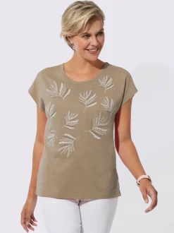 T-shirt imprimé mancherons