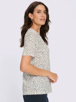 T-shirt imprimé motif animal tendance
