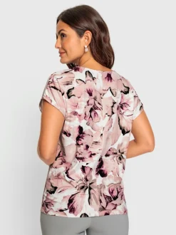 T-shirt imprimé viscose