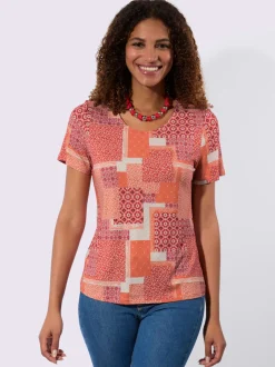 T-shirt imprimé viscose douce et fluide