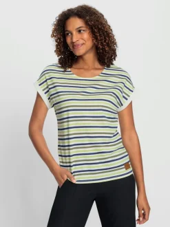T-shirt rayé pur coton