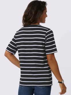 T-shirt rayé pur coton