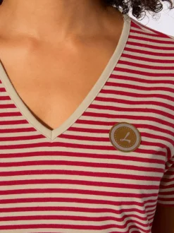 T-shirt rayé pur coton