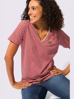 T-shirt rayé pur coton