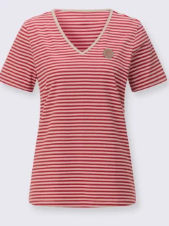 T-shirt rayé pur coton