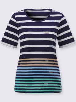 T-shirt rayé pur coton