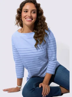 T-shirt rayé pur coton