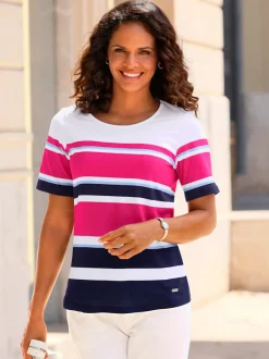 T-shirt rayé pur coton