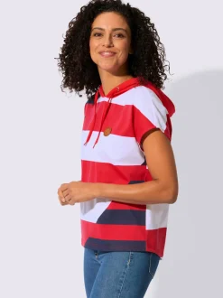 T-shirt à capuche pur coton