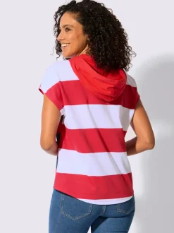 T-shirt à capuche pur coton