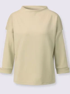 T-shirt à col montant 50% modal