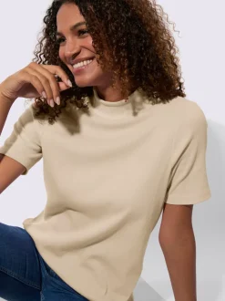 T-shirt à col montant qualité coton