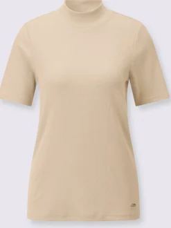 T-shirt à col montant qualité coton