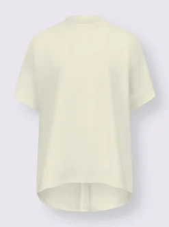 T-shirt à col montant qualité coton doux sur la peau