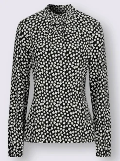 T-shirt à col montant viscose