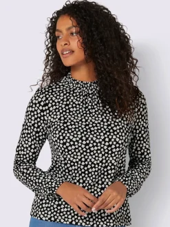 T-shirt à col montant viscose