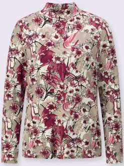 T-shirt à col montant viscose