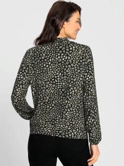 T-shirt à col montant 95% viscose (ecovero)