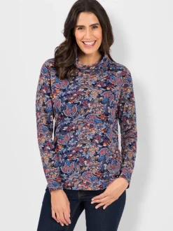 T-shirt à col roulé 50% coton