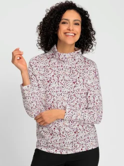T-shirt à col roulé 50% modal