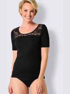 T-shirt côtes fines