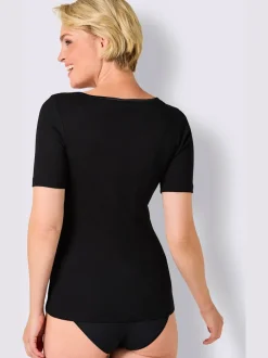 T-shirt côtes fines
