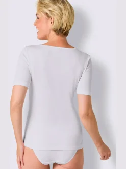 T-shirt côtes fines