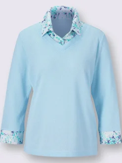 T-shirt 2 en 1 aspect 2 en 1